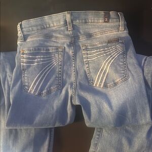 7 For All Mankind Women's Blue Jeans